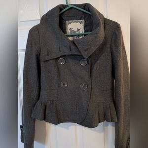 Forever Aubrey Women's Crop peacoat Size sm